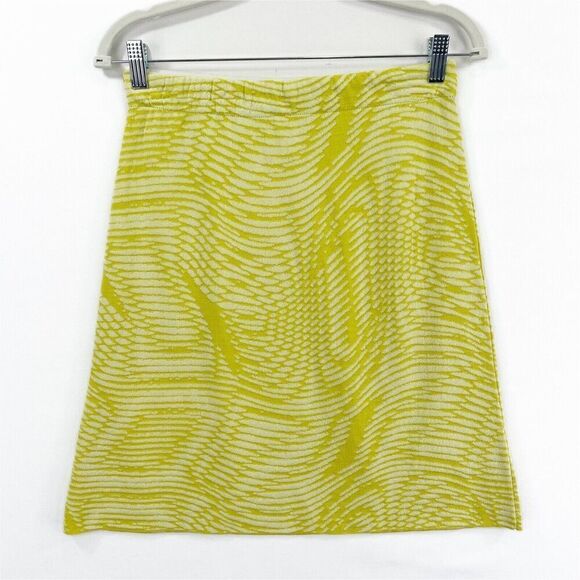 Aldo Martins Anthropologie Skirt Women Small Yellow Fairy Goblin Retro Indie NEW - Picture 1 of 12